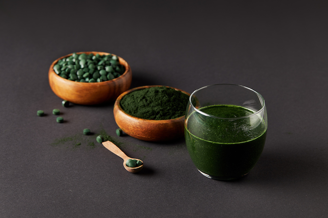 smoothie à la spiruline